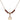 Saint Peter Canisius Birthstone Necklace | 1/2 inch | 4mm Beads  Garnet 14kt Gold Filled