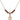 Saint Nathanael Birthstone Necklace | 1/2 inch | 4mm Beads  Garnet 14kt Gold Filled
