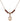 Saint Nathanael Birthstone Necklace | 1/2 inch | 4mm Beads  Garnet 14kt Gold Filled