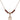 Saint Columbkille Birthstone Necklace | 1/2 inch | 4mm Beads  Garnet 14kt Gold Filled