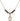 Saint Columbkille Birthstone Necklace | 1/2 inch | 4mm Beads  Garnet 14kt Gold Filled