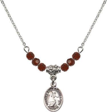 Jeanne Chezard de Matel Birthstone Necklace | 1/2 inch