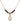 Blessed Herman the Cripple Birthstone Necklace | 1/2 inch | 4mm Beads  Garnet 14kt Gold Filled