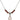 Saint Margaret of Scotland Birthstone Necklace | 1/2 inch | 4mm Beads  Garnet Sterling Silver