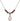 Saint Margaret of Scotland Birthstone Necklace | 1/2 inch | 4mm Beads  Garnet Sterling Silver