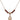 Our Lady of Rosa Mystica Birthstone Necklace | 1/2 inch | 4mm Beads  Garnet 14kt Gold Filled