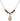 Our Lady of Rosa Mystica Birthstone Necklace | 1/2 inch | 4mm Beads  Garnet 14kt Gold Filled
