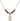 Saint Maron Birthstone Necklace | 1/2 inch | 4mm Beads  Garnet 14kt Gold Filled