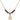 Saint Andre Bessette Birthstone Necklace | 1/2 inch | 4mm Beads  Garnet 14kt Gold Filled