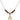 Saint Maria Bertilla Boscardin Birthstone Necklace | 1/2 inch  Garnet 14kt Gold Filled