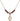 Saint Maria Bertilla Boscardin Birthstone Necklace | 1/2 inch  Garnet 14kt Gold Filled