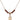 Saint Norbert of Xanten Birthstone Necklace | 1/2 inch | 4mm Beads  Garnet 14kt Gold Filled