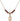 Saint Norbert of Xanten Birthstone Necklace | 1/2 inch | 4mm Beads  Garnet 14kt Gold Filled