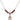 Saint Pope John XXIII Birthstone Necklace | 1/2 inch | 4mm Beads  Garnet 14kt Gold Filled