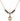 Saint Pope John XXIII Birthstone Necklace | 1/2 inch | 4mm Beads  Garnet 14kt Gold Filled