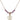 Cross Birthstone Necklace | 1/2 inch | 4mm Beads  Light Amethyst 14kt Gold Filled