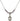 Saint Albert the Great Birthstone Necklace | 1/2 inch | 4mm Beads  Light Amethyst Sterling Silver