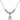 Saint Jane of Valois Birthstone Necklace | 1/2 inch | 4mm Beads  Light Amethyst Sterling Silver