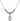 Saint Jane of Valois Birthstone Necklace | 1/2 inch | 4mm Beads  Light Amethyst Sterling Silver