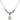 Saint Sarah Birthstone Necklace | 1/2 inch | 4mm Beads  Light Amethyst Sterling Silver