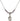 Saint Juan Diego Birthstone Necklace | 1/2 inch | 4mm Beads  Light Amethyst Sterling Silver