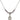 Lord Is My Shepherd Birthstone Necklace | 1/2 inch | 4mm Beads  Light Amethyst Sterling Silver