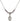 Lord Is My Shepherd Birthstone Necklace | 1/2 inch | 4mm Beads  Light Amethyst Sterling Silver