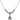 Saints Cosmas & Damian Birthstone Necklace | 1/2 inch | 4mm Beads  Light Amethyst Sterling Silver