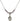 Saints Cosmas & Damian Birthstone Necklace | 1/2 inch | 4mm Beads  Light Amethyst Sterling Silver