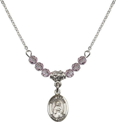 Saint Lillian Birthstone Necklace | 1/2 inch | 4mm Beads