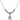 Saint Sharbel Birthstone Necklace | 1/2 inch | 4mm Beads  Light Amethyst Sterling Silver