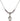Saint Sharbel Birthstone Necklace | 1/2 inch | 4mm Beads  Light Amethyst Sterling Silver