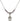 Saint Felicity Birthstone Necklace | 1/2 inch | 4mm Beads  Light Amethyst Sterling Silver