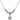 Saint Januarius Birthstone Necklace | 1/2 inch | 4mm Beads  Light Amethyst Sterling Silver