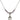 Saint Philip Neri Birthstone Necklace | 1/2 inch | 4mm Beads  Light Amethyst Sterling Silver