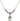 Saint Philip Neri Birthstone Necklace | 1/2 inch | 4mm Beads  Light Amethyst Sterling Silver