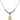 Our Lady of Guadalupe Birthstone Necklace | 1/2 inch | 4mm Beads  Light Rose 14kt Gold Filled