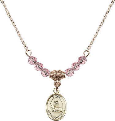 First Reconciliation Birthstone Necklace | 1/2 inch | 4mm Beads