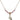 Guardian Angel Birthstone Necklace | 3/8 inch | 4mm Beads  Light Rose 14kt Gold Filled
