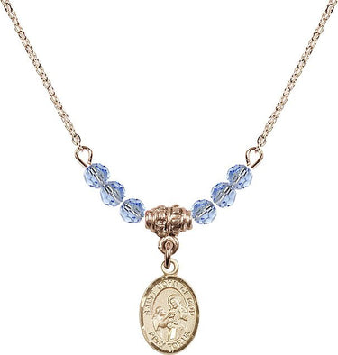 St. John of God Birthstone Necklace | 1/2 inch | 4mm Beads