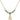 Saint Alexander Constantinople Birthstone Necklace | 1/2 inch  Peridot 14kt Gold Filled