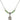 Saint John the Apostle Birthstone Necklace | 1/2 inch | 4mm Beads  Peridot Sterling Silver
