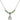 Saint Maximilian Kolbe Birthstone Necklace | 1/2 inch | 4mm Beads  Peridot Sterling Silver