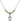 Saint Thomas the Apostle Birthstone Necklace | 1/2 inch | 4mm Beads  Peridot Sterling Silver
