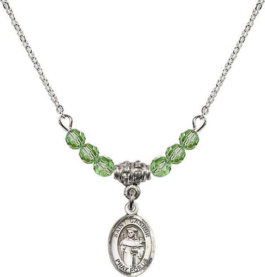 St. Casimir of Poland Birthstone Necklace | 1/2 inch | 4mm Beads