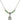 Saint Christian Demosthenes Birthstone Necklace | 1/2 inch | 4mm Beads  Peridot Sterling Silver