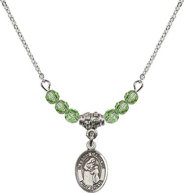 Blessed Caroline Gerhardinger Birthstone Necklace | 1/2 inch