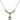 Saint John Licci Birthstone Necklace | 1/2 inch | 4mm Beads  Peridot Sterling Silver