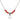 Holy Spirit Birthstone Necklace | 3/8 inch | 4mm Beads  Ruby Sterling Silver