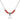 Holy Spirit Birthstone Necklace | 3/8 inch | 4mm Beads  Ruby Sterling Silver